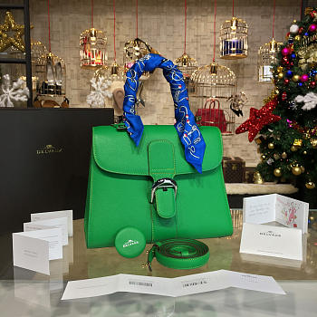 Delvaux mm brillant satchel emerald green 1508