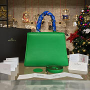 Delvaux mm brillant satchel emerald green 1508 - 4