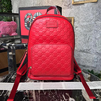 Gucci GG Leather Backpack 08