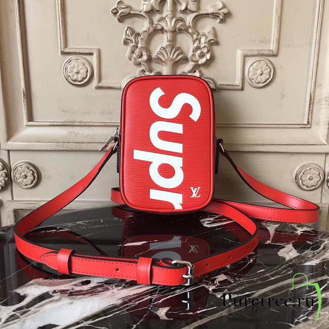  louis vuitton supreme CohotBag shoulder bag red 3090 - 1