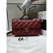 chanel quilted calfskin perfect edge bag red gold CohotBag a14041 vs09015 - 2