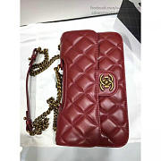 chanel quilted calfskin perfect edge bag red gold CohotBag a14041 vs09015 - 4