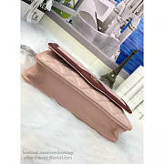 Chanel lambskin mini chain wallet light pink | A81023 - 4