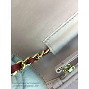 Chanel lambskin mini chain wallet light pink | A81023 - 3