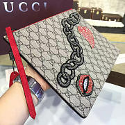 gucci gg leather clutch bag z010 - 5