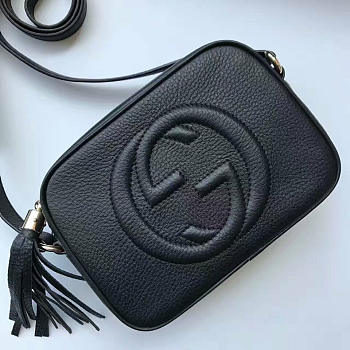 Gucci soho disco leather bag black