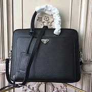 Prada leather briefcase 4296 - 1