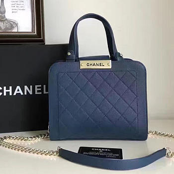 chanel shopping bag blue CohotBag a93732 vs04315