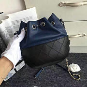 chanels gabrielle purse blue and black CohotBag a98787 vs05032 - 6