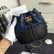 chanels gabrielle purse blue and black CohotBag a98787 vs05032 - 5