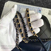 chanels gabrielle purse blue and black CohotBag a98787 vs05032 - 4