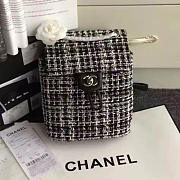Chanel tweed canvas mini backpack | 170305  - 1