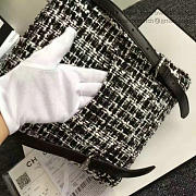 Chanel tweed canvas mini backpack | 170305  - 6