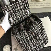 Chanel tweed canvas mini backpack | 170305  - 5