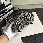 Chanel tweed canvas mini backpack | 170305  - 4