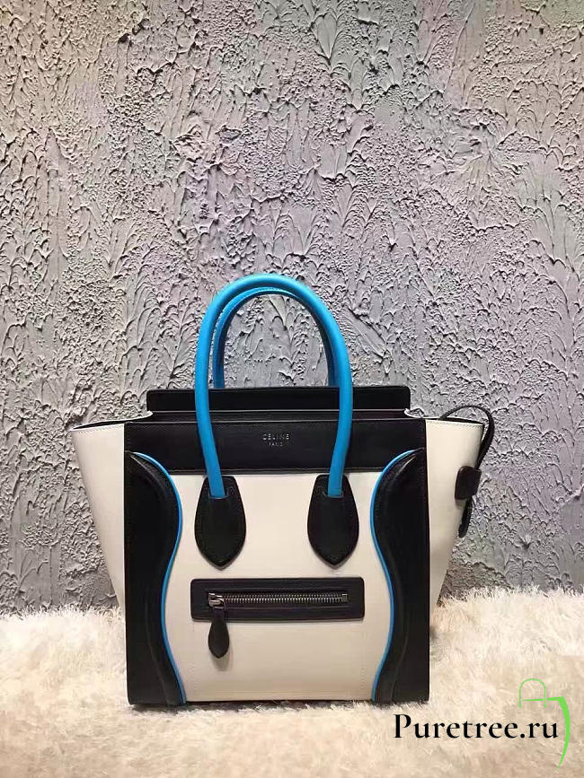 celine leather micro luggage z1051 - 1