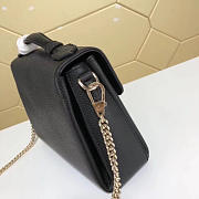 Gucci gg flap shoulder bag on chain black 5103032 - 4