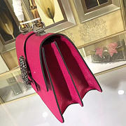 Gucci dionysus medium top handle bag rose red leather  - 6