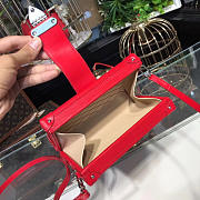 louis vuitton supreme CohotBag petite malle red 3088 - 3