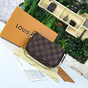 Louis vuitton mini pochette accessoires chain 3586 - 1