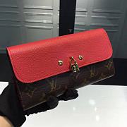 Louis Vuitton monogram vunes wallet red3774 - 5