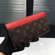 Louis Vuitton monogram vunes wallet red3774 - 2