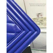 chanel quilted lambskin medium boy bag blue CohotBag a67086 vs03157 - 2