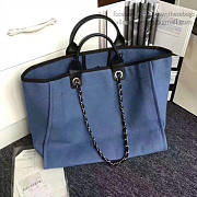 chanel  shopping bag blue CohotBag a68046 vs05826 - 6