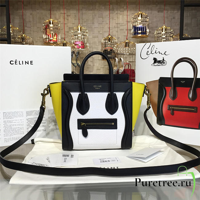 Celine nano leather shoulder bag | Z1020 - 1