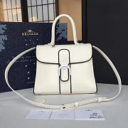 CohotBag delvaux mini brillant satchel smooth leather white 1469 - 1