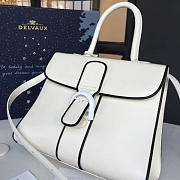 CohotBag delvaux mini brillant satchel smooth leather white 1469 - 6