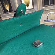 Gucci dionysus medium top handle bag rose green leather  - 4