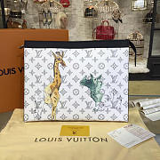 Louis vuitton pochette volga monogram upside down canvas giraffe 3605 - 1