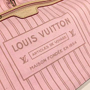 Louis Vuitton neverfull mm rose ballerine 3702 - 5