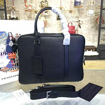 Prada leather briefcase 4246