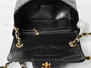 chanel caviar leather flap bag with gold hardware black CohotBag - 5
