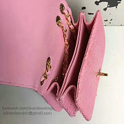 chanel snake embossed flap shoulder bag pink CohotBag a98774 vs09287 - 6