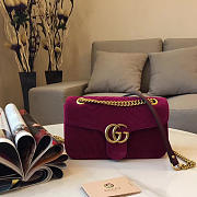 Gucci GG Marmont Velvet Mini Bag | 2424 - 1