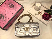 Gucci marmont bag silver | 2641 - 6