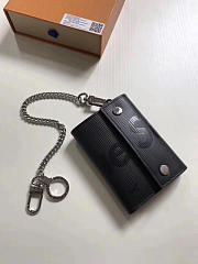 Louis Vuitton Supreme Key Wallet Noir | 3800 - 2