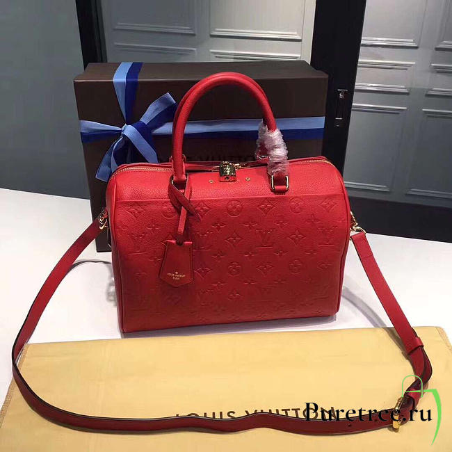 Louis Vuitton Speedy 25Red | 3814 - 1