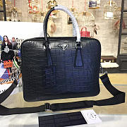 Prada leather briefcase 4233 - 1
