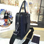 Prada leather briefcase 4233 - 3