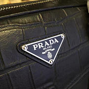 Prada leather briefcase 4233 - 5