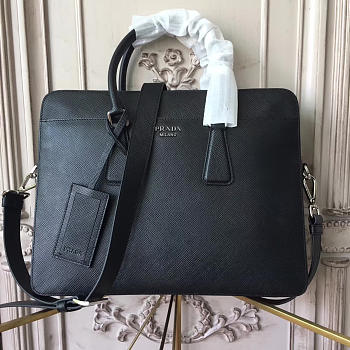 Prada leather briefcase 4332
