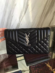 YSL envelop satchel black silver | 5130 - 6