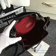 Chanel calfskin bucket bag balck | A93597  - 4