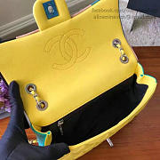 chanel yellow multicolor small flap bag CohotBag a150301 vs01201 - 4