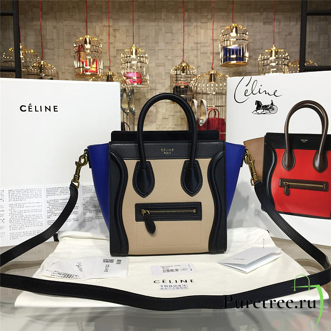 Celine nano leather shoulder bag | Z1027 - 1