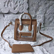 Celine nano leather shoulder bag | Z1242 - 1